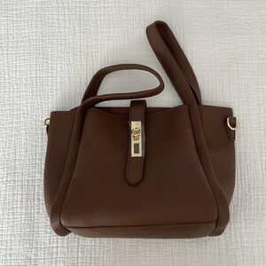 leather bag / brown / brand new